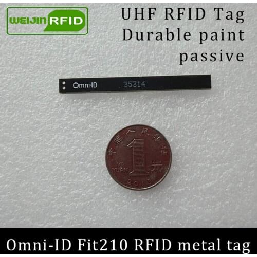 UHF RFID anti-metal tag omni-ID fit210 fit 210 915mhz 868mhz Alien Higgs3 EPCC1G2 6C durable paint smart card passive RFID tags