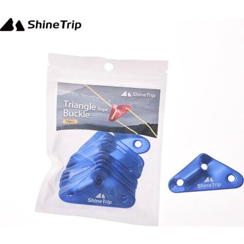 Mountain fun outdoor tent camping tent accessories wind rope aluminum alloy buckle triangle wind rope buckle large combination