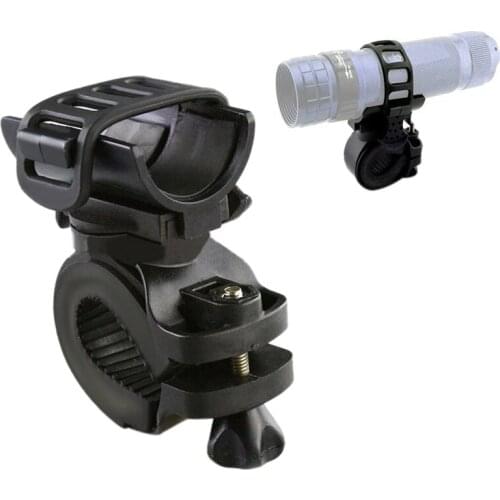 Cycling Bike Mount Holder 360 Degree for LED Flashlight Torch Clip Clamp
