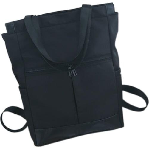 Vintage Girls Shoulder Backpack Women Waterproof Large Capacity Travel Laptop Backpack School Book Bags Black