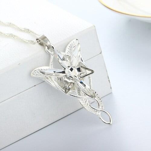 Hot Movie Elf Princess Evening Star Necklace Twilight Star Pendant Necklace Movie Jewelry Wholesale 2020 New