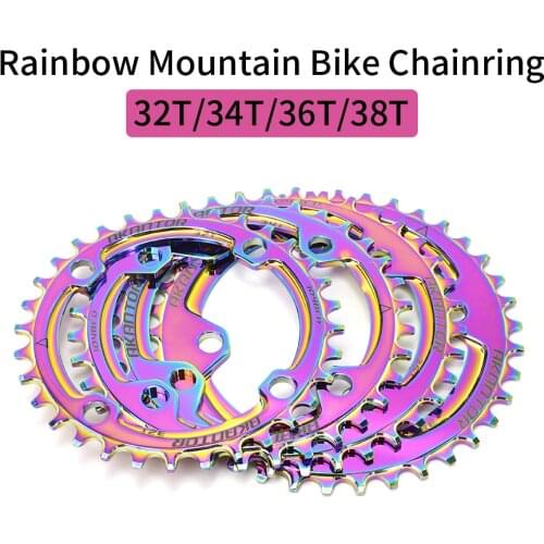AKANTOR Road Bicycle Chainring 104BCD 32/34/36/38T Mountain Bike Crank Chainwheel Crankset Cycling Parts
