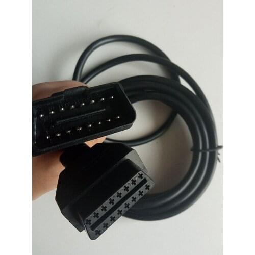 16 Pin Male to Female Extension Cord 3M 10 Feet OBD EOBD Male To Female Car Diagnostic Extension Cable