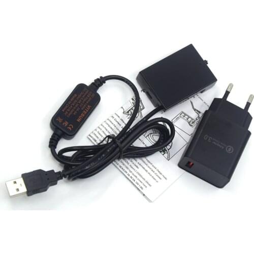 ACK-E8 Power Bank USB Cable+DR-E8 Coupler LP-E8 Dummy Battery+Charger for Canon EOS T2i T3i T4i T5i 550D 600D 650D 700D X4 X5 X6
