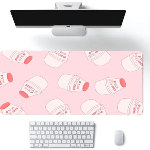 Anime kawaii Big Mouse Pad Large Rubber Gaming Mat Speed Kawaii XL MousePad Keyboard Locking Edge Otaku Compute mouse pad