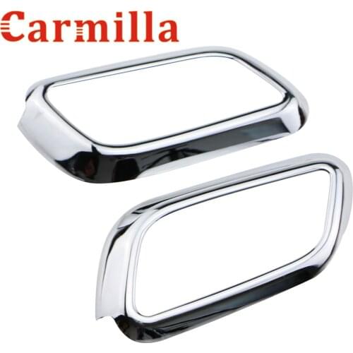 Carmilla Car Inner Door Handle Frame Sequin Cover Chrome Sticker Modified For Chevrolet Chevy Malibu 2012 2013 2014 2015