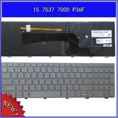 Laptop Keyboard for DELL INSPIRON 15 7537 7000 P36F Notebook Replace Keyboard with backlight