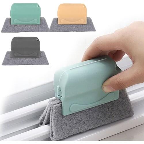 Creative Groove Cleaning Brush Quickly Clean All Corners Gaps Detachable Door Window Track Household Cleaning Brushes