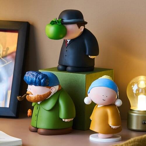 Nordic Resin Creative Ornaments Home Decoration Accessories Fairy Garden Christmas Decorations Fun Desktop Decoration Gifts