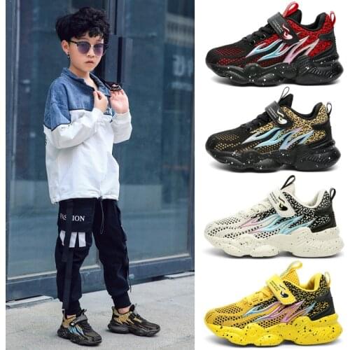 2021 Autumn Boys Sport Shoes Children Shoes For Boy Sneakers Kids Comfortable Casual Sneaker Breathable ChildrenS Light Shoes