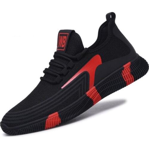 Fashion Men Sneakers Flying Mesh Casual Shoes Lac-up Mens Shoes Lightweight Vulcanize Shoes Walking Sneakers Zapatillas Hombre