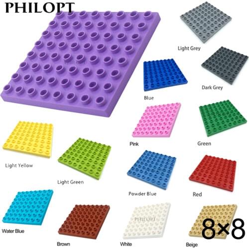 Big Size Building Blocks Bricks 8X8 Assembled Accessories Bulk Part Compatible Building Blocks Large Toy For Children Kids Gift