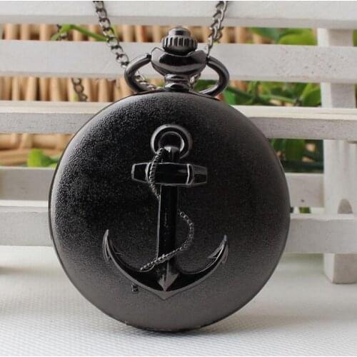Retro Sailing Quartz Pocket Watch Anchor Casual 20pcs/lot