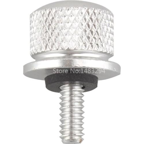 Motorcycle Chrome Seat Bolt Tab Screw For Harley Dyna Street Glide Road Glide Ultra Glide With 6mm Thread Sportster 1996-2020