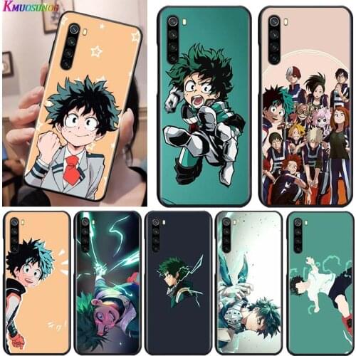 My Hero Academia for OPPO Reno 2 Z 2Z 2F 3 4 5 Pro 5G 4Z 4SE 5F ACE F7 A5 A9 2020 Black Phone Case Soft Cover Shell