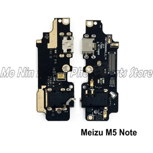 New Microphone Module+USB Charging Port Board Flex Cable Connector Parts For Meizu M5 Note M5Note Replacement