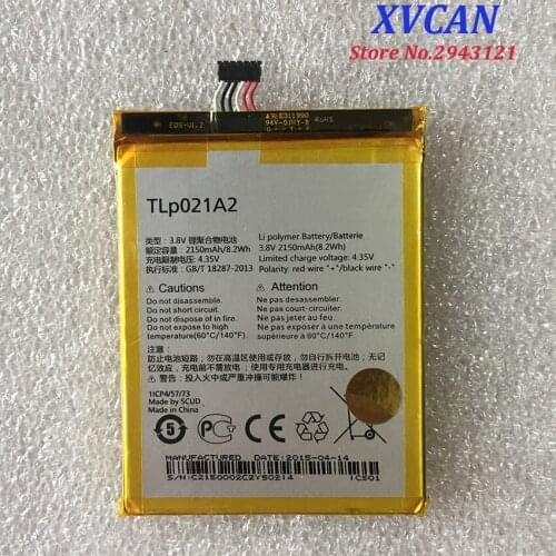 Original TLp021A2 2150mAh Battery For Alcatel OneTouch Idol 2S OT-6050 OT-6050Y For TCL S830U S838M Accumulator Smart Phone