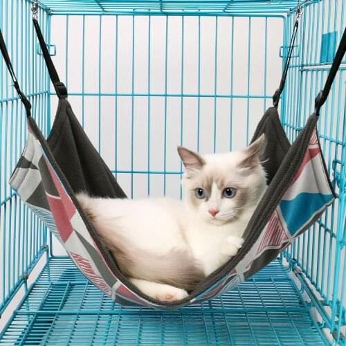 Hanging Cat Hammock Cat Sleeping Bag Pet Cat Cage Breathable Cat Bed Mat Four Seasons Universal Cat Supplies Hanging Cat House