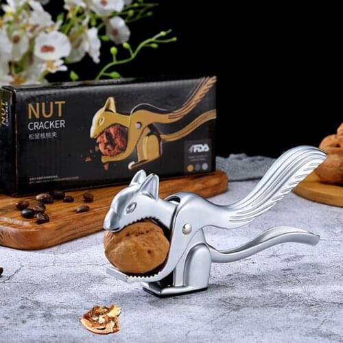 Squirrel Shape Almond Nut Pecan Nuts Nutcracker Nut Opener Sheller Kitchen Tool Hazelnut Walnut Pliers Sheller Clip Clamp Plier