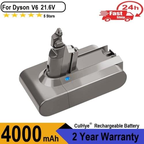 Culhye V6 Replacement Battery for Dyson V6 vtc4 DC58 DC59 DC61 DC62 DC72 DC74 Absolute Animal Motorhead Slim SV03 SV04 SV05