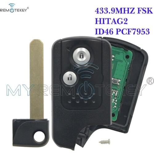 Remtekey 72147-TOA-J51 Smart key 2 button 434Mhz with ID46 Chip for Honda CR-V CRV 2013 2014 2015 2016