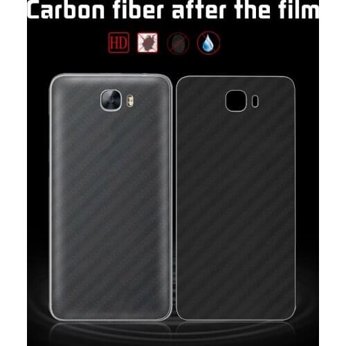 Anti-Fouling & Scraches Back Cover Carbon Fiber Film For Huawei Y6II CAM-L03 CAM-L21 CAM-L23Cover Film Protector+Cleaning Tools