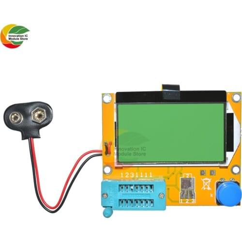 Ziqqucu Mega328 LCR-T4 Transistor Tester Diode Triode Capacitor Meter MOS PNP/NPN M328 Capacitor SCR MOSFET Resistor Detector