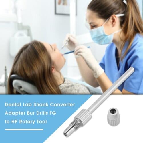 1Pcs Standardized Dental Lab Shank Converter Adapter High-speed Friction Burs Diamonds Drills FGTo HP Rotary Tool 1.6MMTo2.35 MM