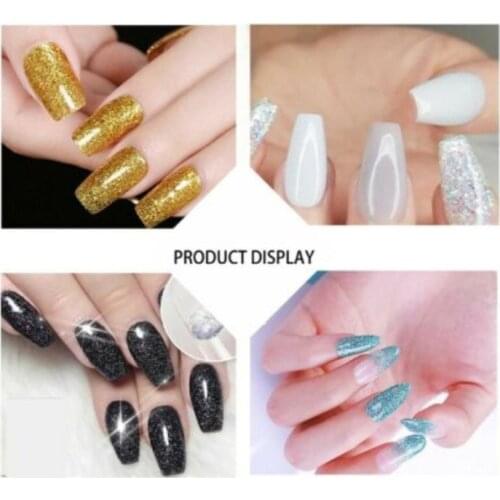 15ml Nail Gel Polish UV LED Lamp Gel Varnishes Glitter Shimmer Top Gel Polish Quick Building Lasting Nail Art Gel quick-drying