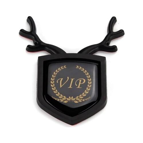 3D Gold VIP Luxury Auto Trunk Rear Fender Emblem Badge Decal Stickers JDM JP Car Accessories