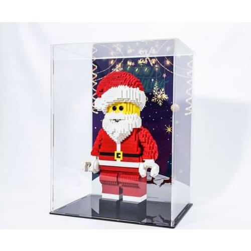 Balody Mini Blocks Cartoon Auction Figures Display Box Dust Cover Case Acrylic Anime Figure Dust Proof Case for Children Gift