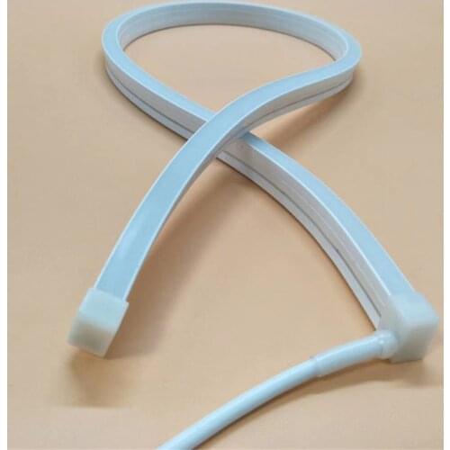 Free shipping HIGH QUALITY silicon glue led neon tube with end caps and clips and connectors DC12V DC24V 3 years warranty