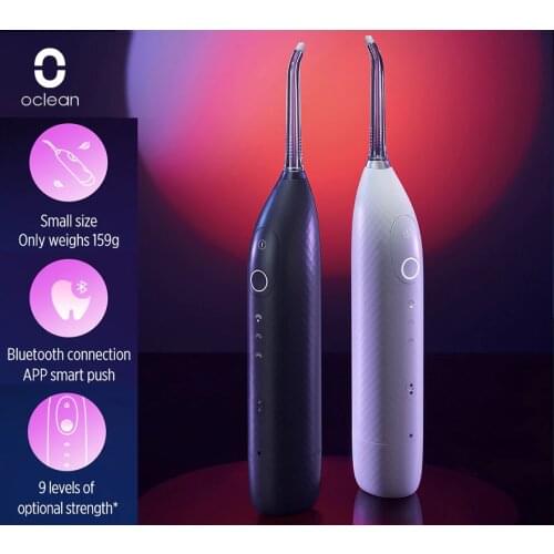 Oclean Cordless Air Flosser for Teeth W1 Oral Irrigator Rechargeable Water Flosser with 9 Teeth Flossing Modes