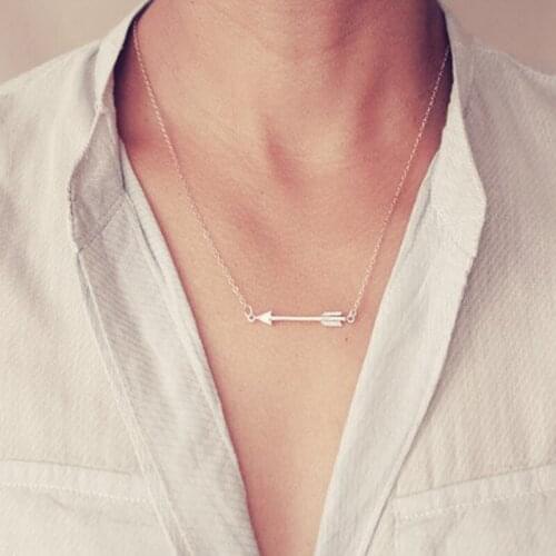 Bohemia style New fashion accessories alloy arrowheads necklace girl personality charm leisure necklaces