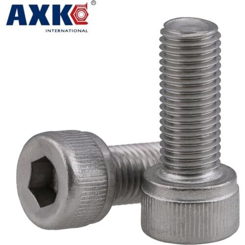 10pcs/lot 3/16-24 Teeth British Standard 304 Stainless Steel Inch Hexagon Hex Socket Cup Head Screw Bolt