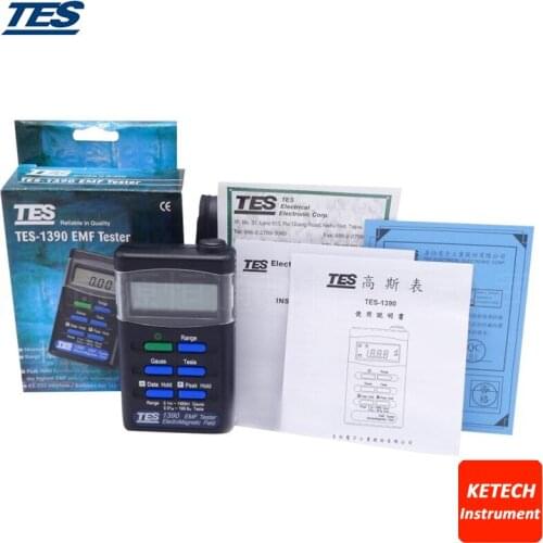 EMF Tester, Electromagnetic Radiation Detector with RS232 Interface TES1392