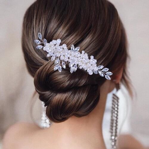 ZMHP13 Fashion Wedding Hair Comb Wedding Hair Jewelry Mariage Hair Comb Bridal Hair Accessories Bride Headpieces Bride Headware