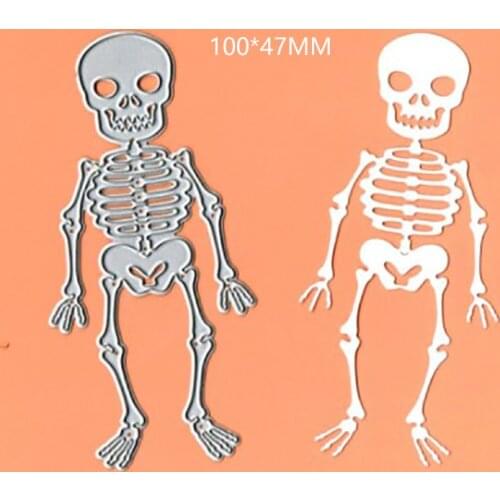 Metal Cutting Dies Cut Mold Halloween Skull Ghost Decoration Scrapbook Paper Craft Knife Mould Blade Punch Stencils
