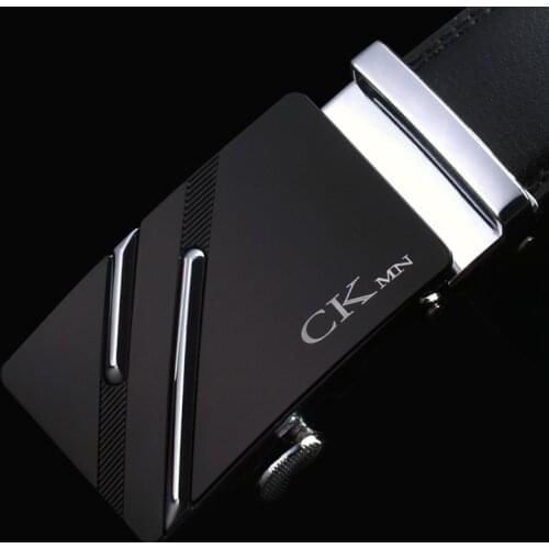 [CKMN] Genuine Leather Belts For Men Trouser Leather Belt For Men Fashion Cowhide Strap For Male automatic buckle belts