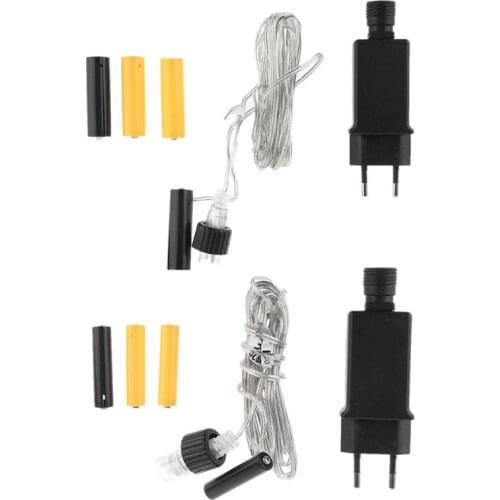 AA AAA Battery Eliminator Replace 2x 3x AA AAA Battery Cable for Radio LED Light