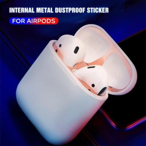 New For Apple Airpods Box Foil Dust Protection Sticker Metal Mixed Material for Airpods DustProof Inner Cover Patch Accessories
