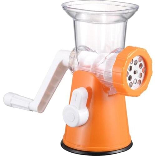 Portable Manual Meat Grinder Stainless Steel Fruit Vegetable Shredder Slicer Food Chopper Mincer Home Kitchen Appliances