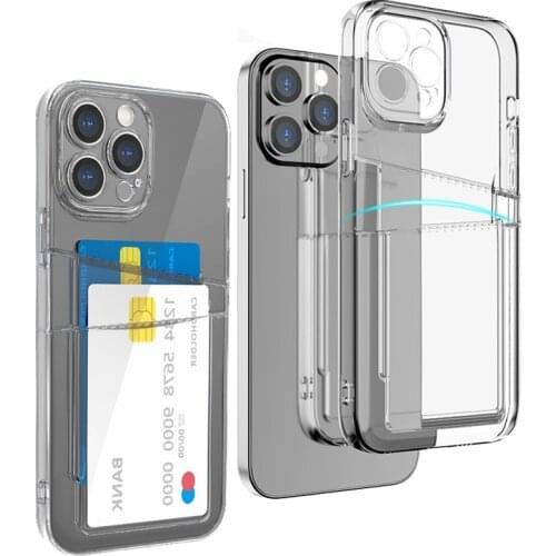 Silicone Card Bag Wallet Case For iphone 12 Pro Max Mini 11 Xs X XR 7 8 Plus SE2020 Soft Microfiber Cash Pocket Storage Cover