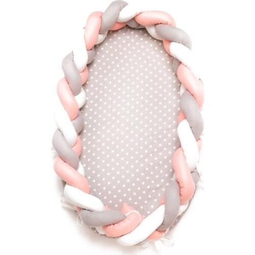 Nordic wind bed middle bed baby portable bionic uterine bed removable and washable three-dimensional protective small bed