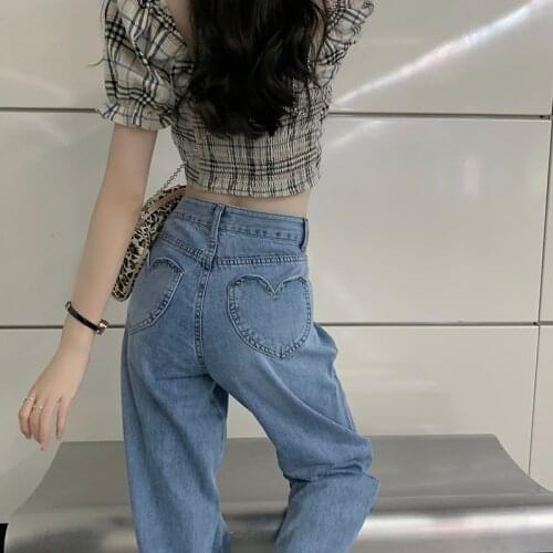 SONNEESD Womens High Jeans