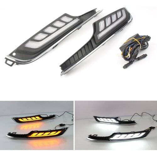 LED Daytime Running Light DRL Fog Lamp Turn Signal For Volkswagen Golf 7 2015 2016 2017 MK7