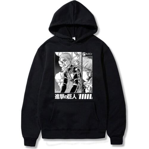 Anime Attack on Titan AOT Hoodies Armin Arlert Sweatshirts Cozy Tops Pullovers Sudadera felpa moletom