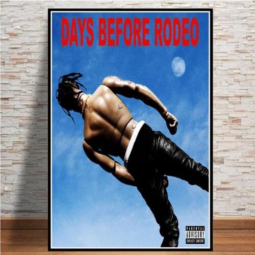 Travis Scott Astroworld Rodeo DAYS Rap Music Album Posters Prints Canvas Painting Wall Art Picture Home Decor quadro cuadros