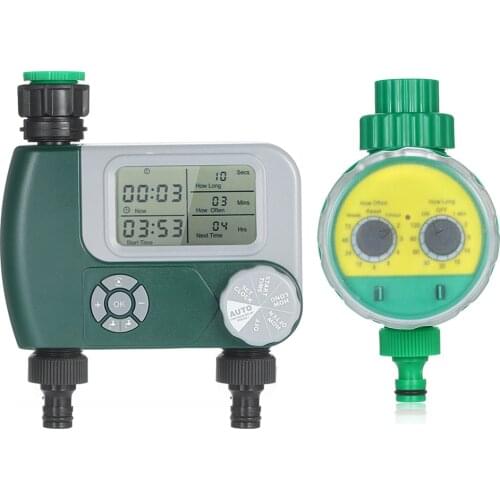 Intelligence Electronic Water Timer Rubber Gasket Design Outdoor Garden Digital Irrigation Controller Automatic Watering System