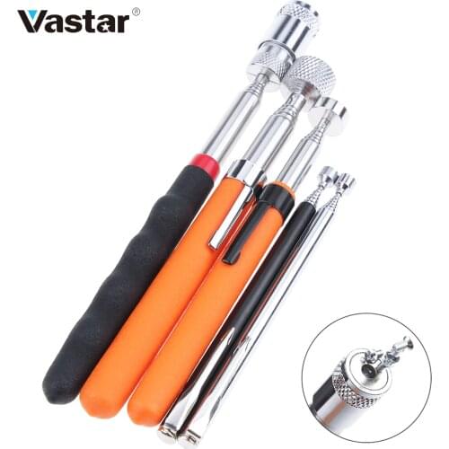 Vastar Mini Portable Telescopic Magnetic Magnet Pen Handy Tool Capacity For Picking Up Nut Bolt Extendable Pickup Rod Stick